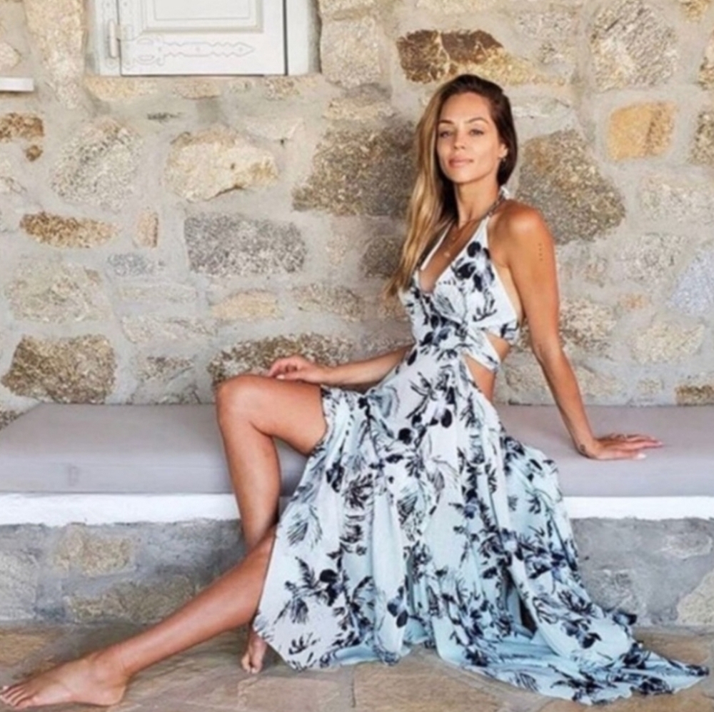 BRAND NEW Freepeople Lille Printed Maxi SMALL